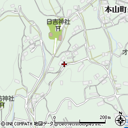広島県府中市本山町805周辺の地図