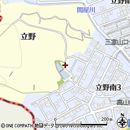 奈良県生駒郡三郷町立野周辺の地図