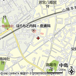 岡山県倉敷市中島100周辺の地図