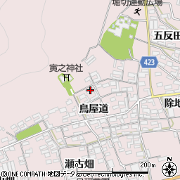 愛知県田原市堀切町鳥屋道37周辺の地図