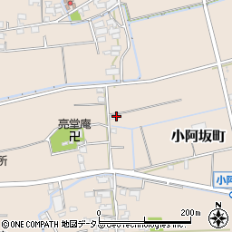 三重県松阪市小阿坂町周辺の地図