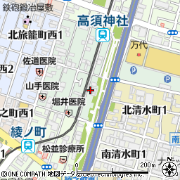 大阪府堺市堺区桜之町東2丁周辺の地図