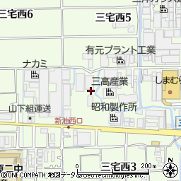 大阪府松原市三宅西周辺の地図