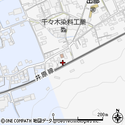 岡山県井原市上出部町1244周辺の地図