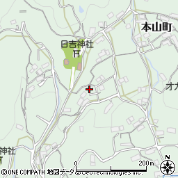 広島県府中市本山町799周辺の地図