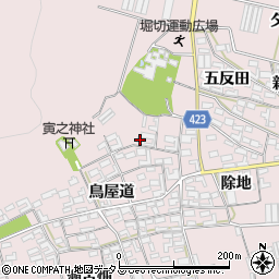 愛知県田原市堀切町鳥屋道24周辺の地図