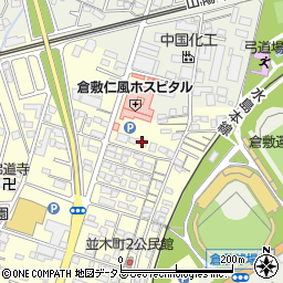 岡山県倉敷市中島2340周辺の地図