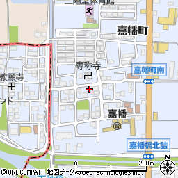 嘉幡町福祉会館周辺の地図