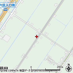 岡山県岡山市南区藤田1695周辺の地図