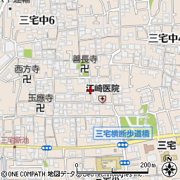 大阪府松原市三宅中周辺の地図