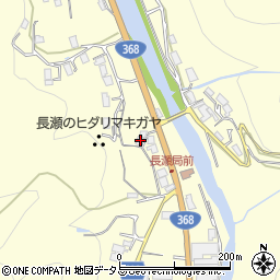 三重県名張市長瀬1480周辺の地図