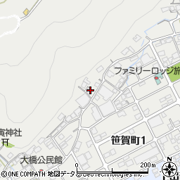 岡山県井原市笹賀町1605周辺の地図
