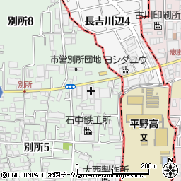 長吉工業周辺の地図