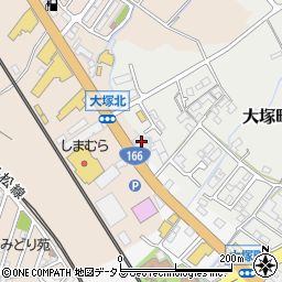 タイヤガーデン松阪周辺の地図