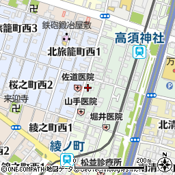 阪井硝子株式会社周辺の地図