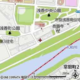 市営浅香南住宅２周辺の地図