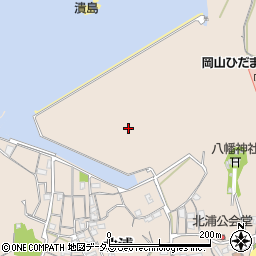 岡山県岡山市南区北浦周辺の地図