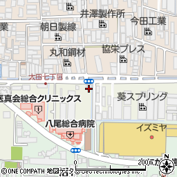 八尾市地域包括支援センター　あおぞら周辺の地図