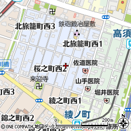 堀亀商店周辺の地図
