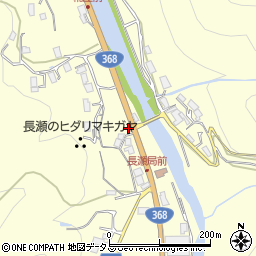 三重県名張市長瀬1478周辺の地図