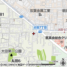 キョウテク太田７丁目パーキング周辺の地図