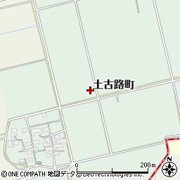 三重県松阪市土古路町周辺の地図