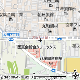 太田七丁目周辺の地図