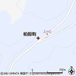島根県益田市柏原町周辺の地図