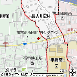 ファミリーマート松原別所店周辺の地図