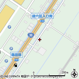 岡山県岡山市南区藤田1677周辺の地図
