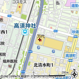 あかのれん堺高須店周辺の地図