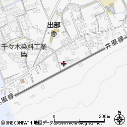 岡山県井原市上出部町93周辺の地図