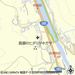 三重県名張市長瀬1489周辺の地図