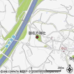 御名方神社周辺の地図