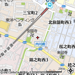 日本通運堺支店周辺の地図