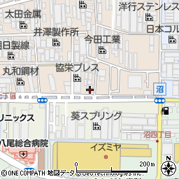 大阪府八尾市太田新町9丁目104周辺の地図