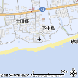 愛知県田原市和地町下中島77周辺の地図