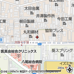 大阪府八尾市太田新町7丁目46周辺の地図