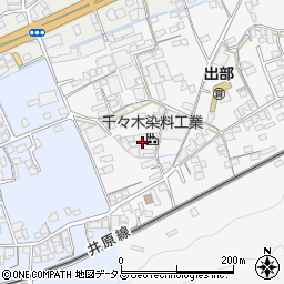 岡山県井原市上出部町57周辺の地図