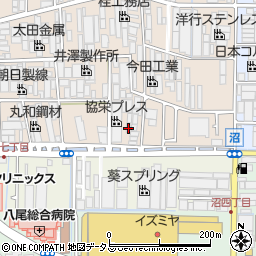 大阪府八尾市太田新町9丁目108周辺の地図