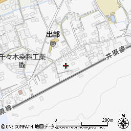 岡山県井原市上出部町99周辺の地図