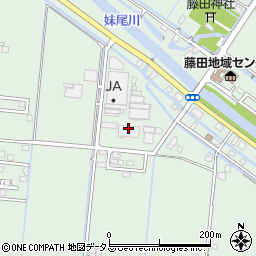 岡山市農業協同組合　藤田支所周辺の地図