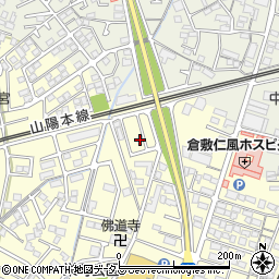 岡山県倉敷市中島3周辺の地図