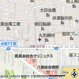 大阪府八尾市太田新町7丁目73周辺の地図