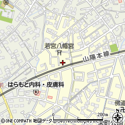 岡山県倉敷市中島67周辺の地図