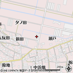 愛知県田原市堀切町夕ノ田56周辺の地図