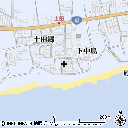 愛知県田原市和地町下中島80周辺の地図
