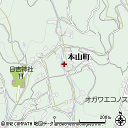 広島県府中市本山町1107周辺の地図