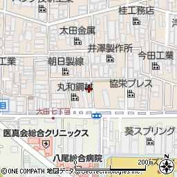 大阪府八尾市太田新町7丁目44周辺の地図