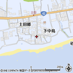 愛知県田原市和地町下中島81-1周辺の地図